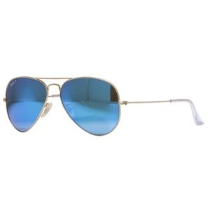 Ray-Ban RB3025 Aviator Flash Blue Sunglasses
